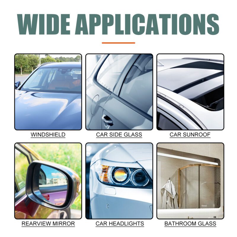 Daily Care Car Glass Spray - Hydrophobic Antifog for Clear Safe Drives - Image 4
