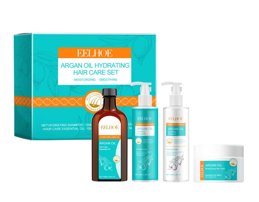 EELHOE Argan Oil Daily Hair Care Set - Soft, Shiny & Naturally Nourished