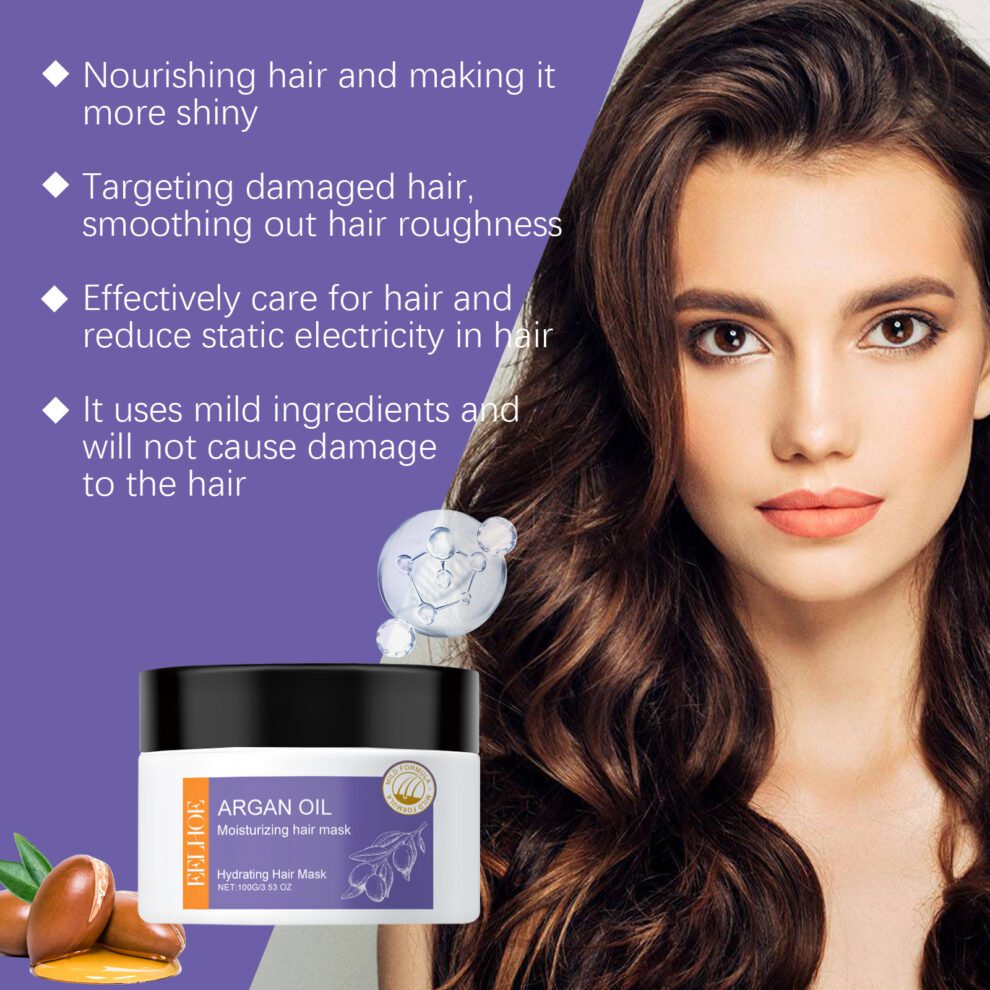 EELHOE Argan Oil Hair Care Set - Nourish & Volumize Daily - Image 3