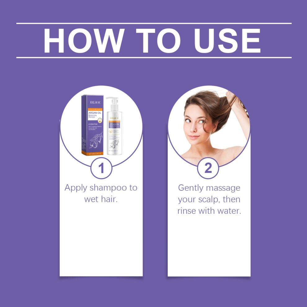 EELHOE Argan Oil Hair Care Set - Nourish & Volumize Daily - Image 10