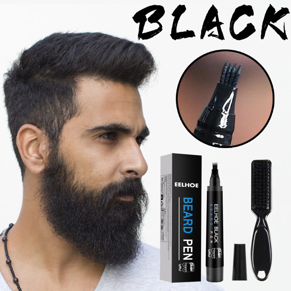 EELHOE Beard Pen Kit - Natural Daily Care, Waterproof, Confident - Image 2