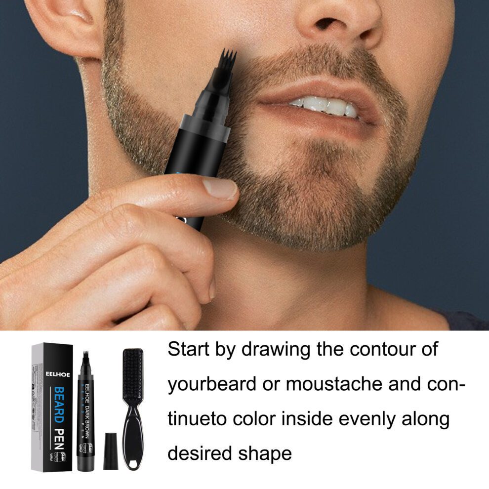 EELHOE Beard Pen Kit - Natural Daily Care, Waterproof, Confident - Image 5