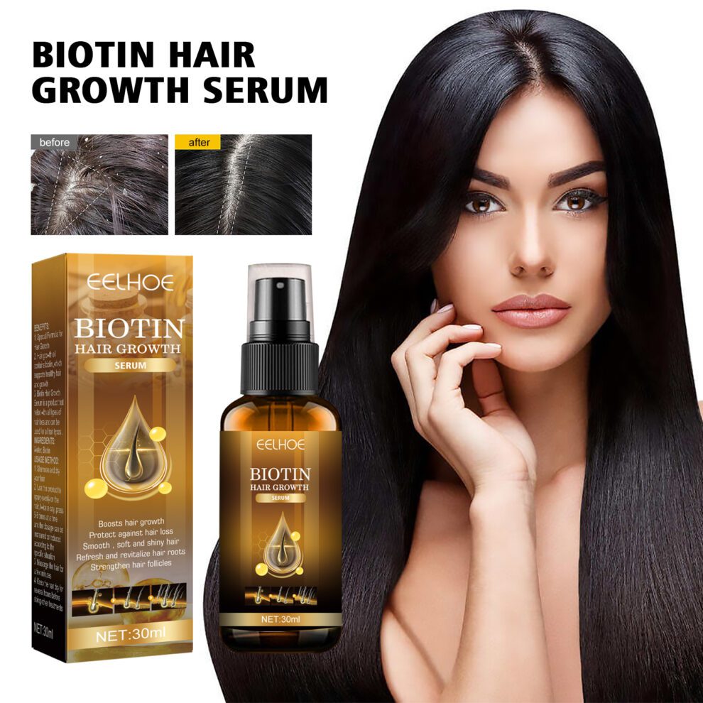EELHOE Biotin Hair Spray - Daily Care for Soft Shiny Hair - Image 2