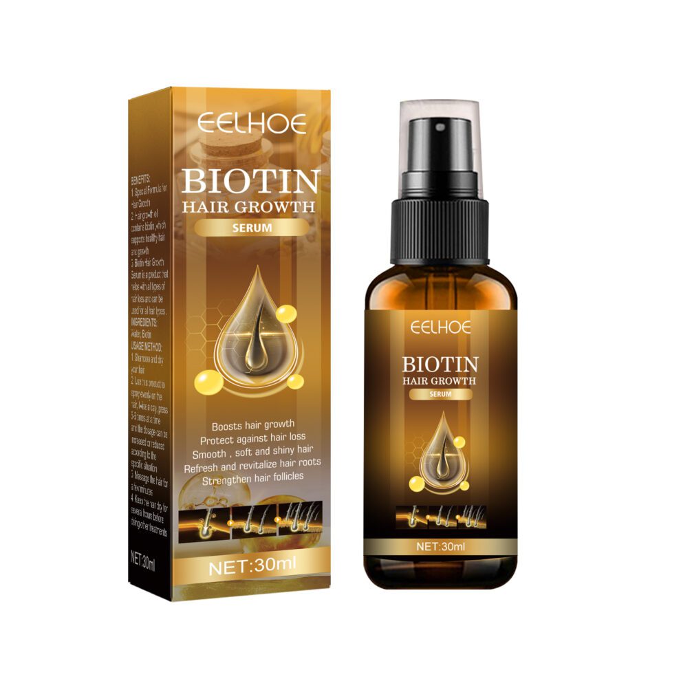 EELHOE Biotin Hair Spray - Daily Care for Soft Shiny Hair