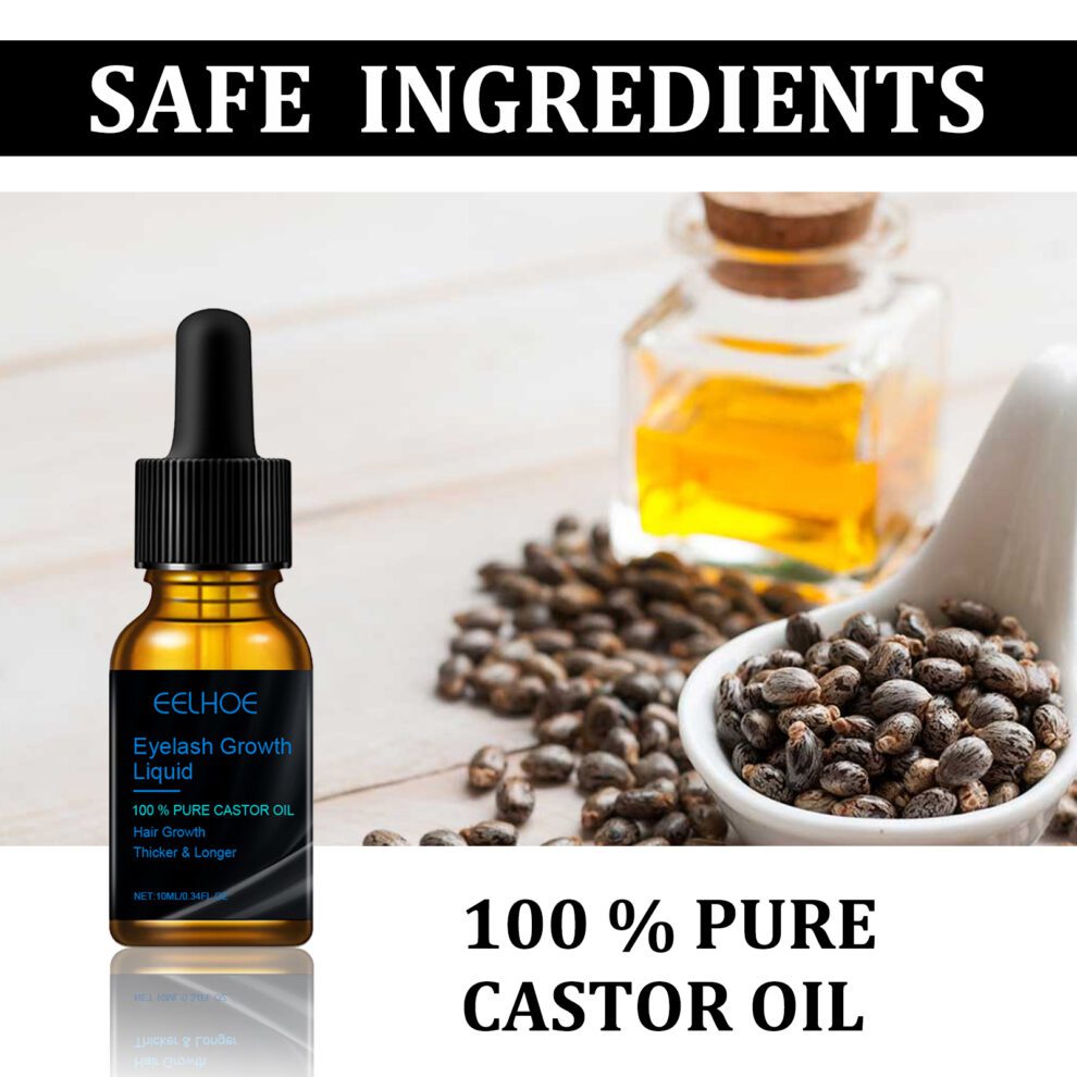 EELHOE Castor Oil Mascara: Daily Nourish & Curl for Luscious Lashes - Image 5