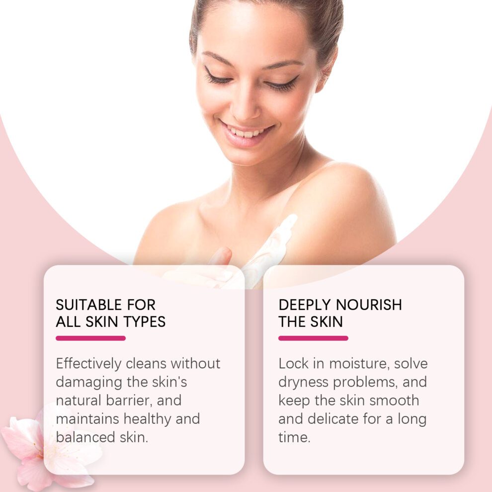 EELHOE Cherry Blossom Body Care: Daily Moisture + Fresh Fragrance - Image 4