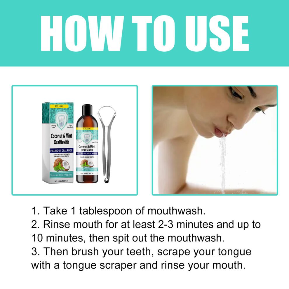EELHOE Coconut Oil Rinse: Gentle Daily Care for Fresh Breath - Image 6