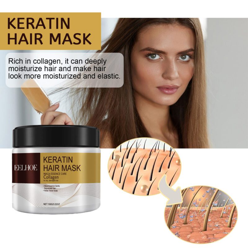 EELHOE Daily Care Hair Mask - Natural Moisturizing Silky Shine - Image 3