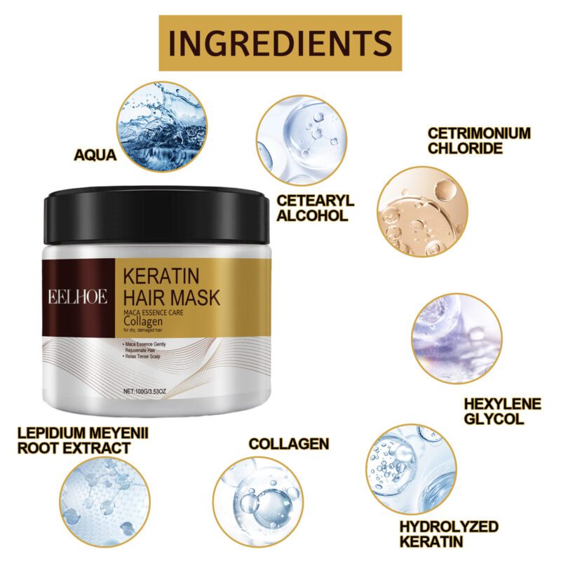 EELHOE Daily Care Hair Mask - Natural Moisturizing Silky Shine - Image 5