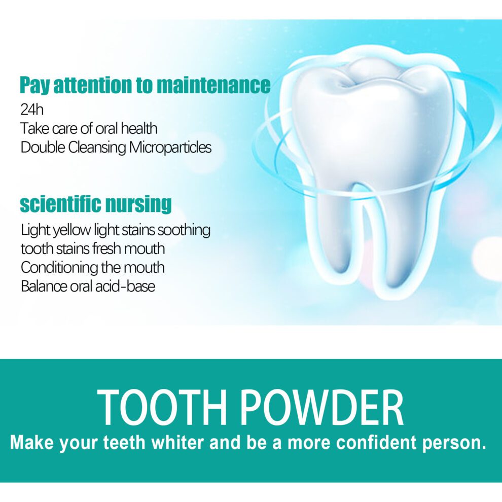EELHOE Daily Care Natural Tooth Powder - Fresh Breath, Bright Smile - Image 3