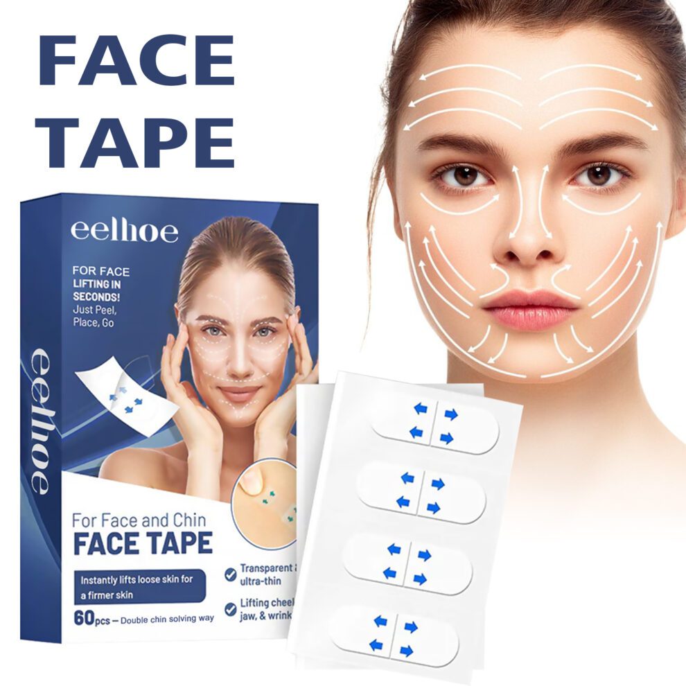 EELHOE Daily Glow Face Lift Strips - Hydrating Collagen & Vitamin C - Image 2