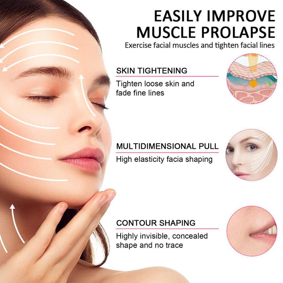 EELHOE Daily Glow Face Lift Strips - Hydrating Collagen & Vitamin C - Image 3