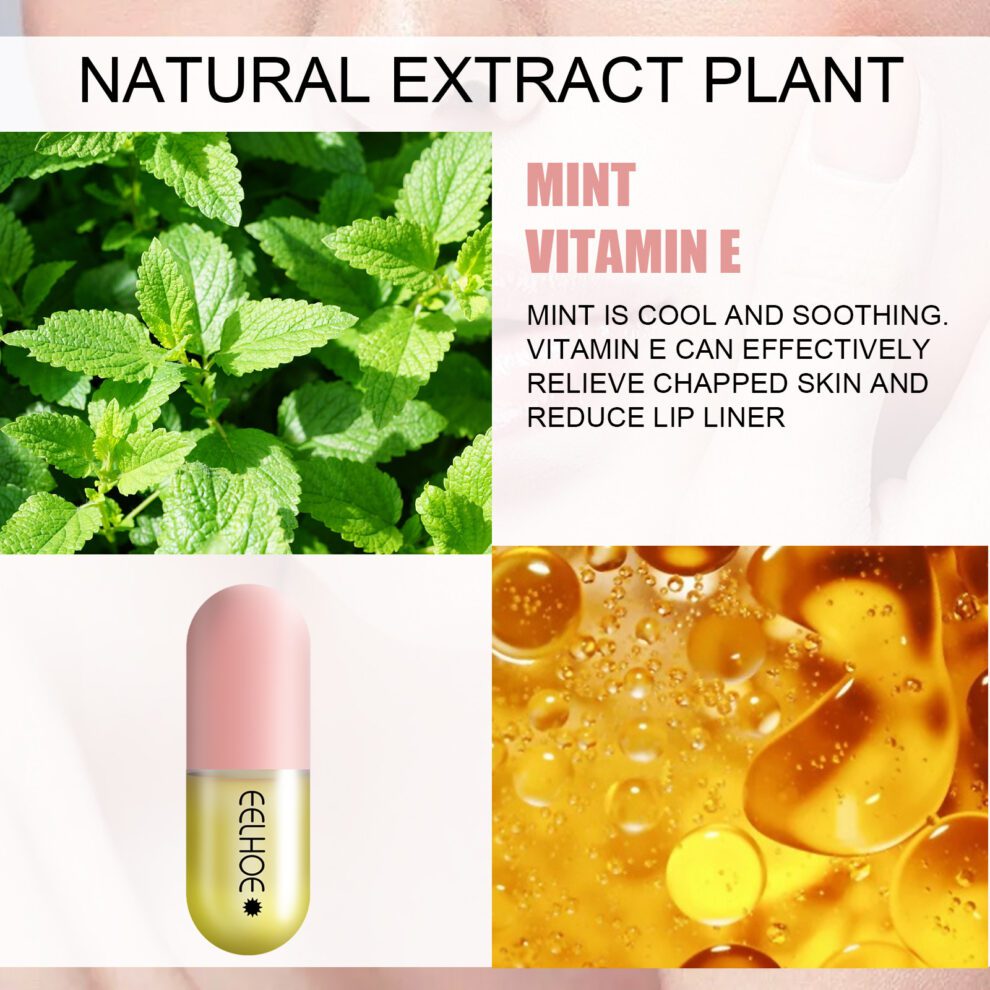 EELHOE Day Night Lip Care Capsules - Natural Nourish & Soften Lips - Image 6