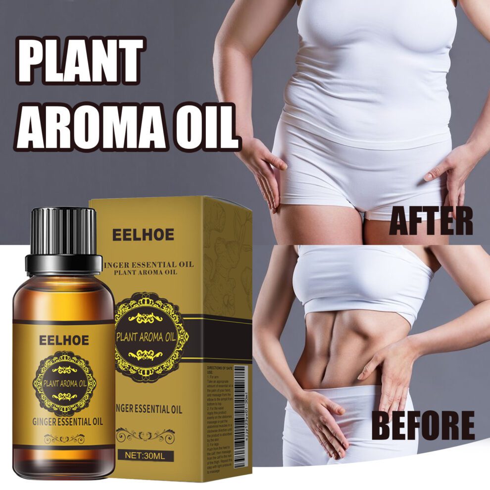 EELHOE Ginger Essential Oil 10ml - Natural Daily Massage Oil for Cozy Care - Image 2