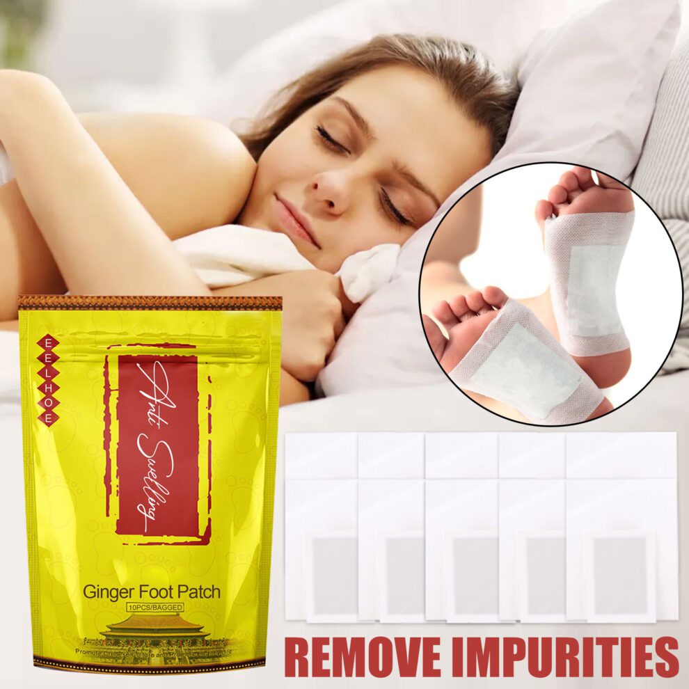 EELHOE Ginger Foot Patch: Soothe & Relax Daily Care with Natural Essence - Image 2