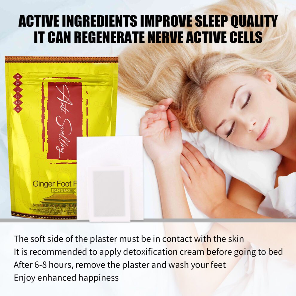 EELHOE Ginger Foot Patch: Soothe & Relax Daily Care with Natural Essence - Image 4