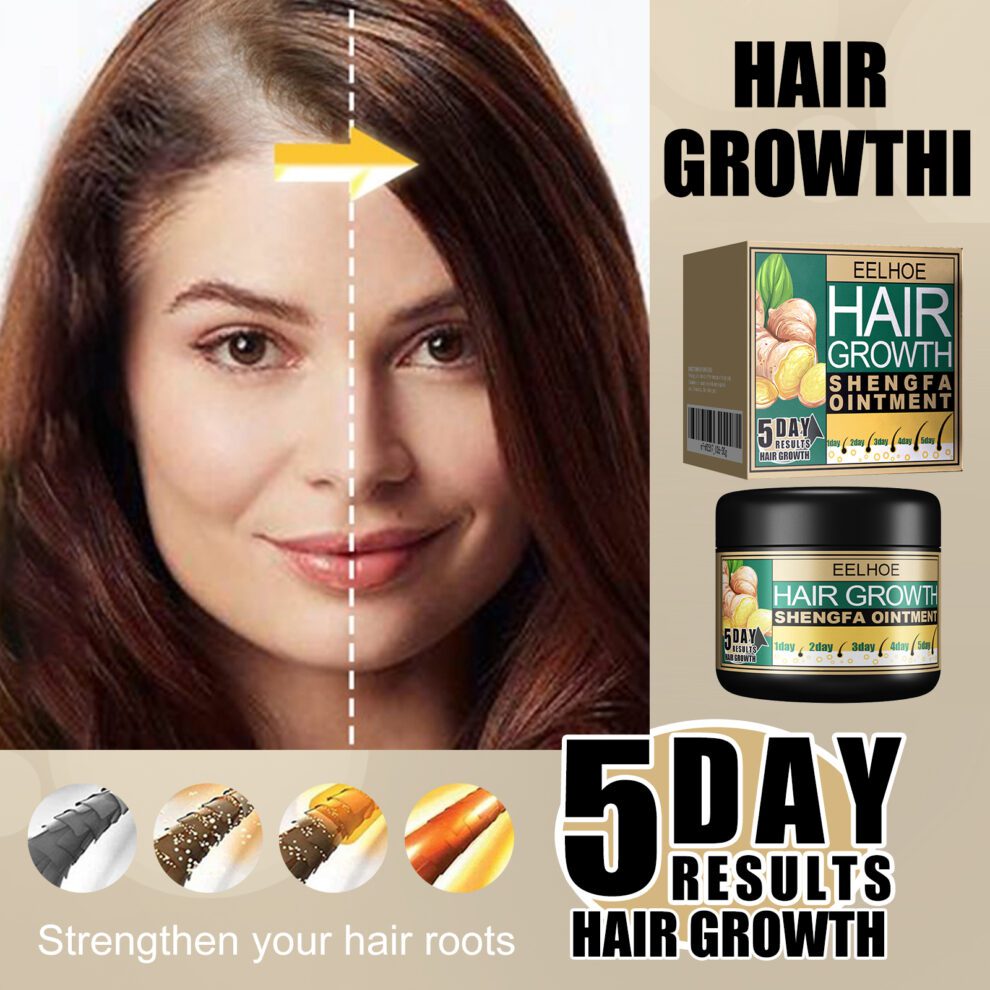 EELHOE Ginger Hair Cream - Gentle Daily Scalp Care, Soft & Nourished - Image 2