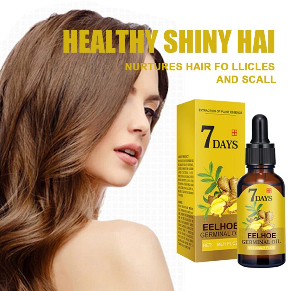 EELHOE Ginger Hair Essence: Gentle Daily Care for Soft, Fluffy Hair (40ml) - Image 3