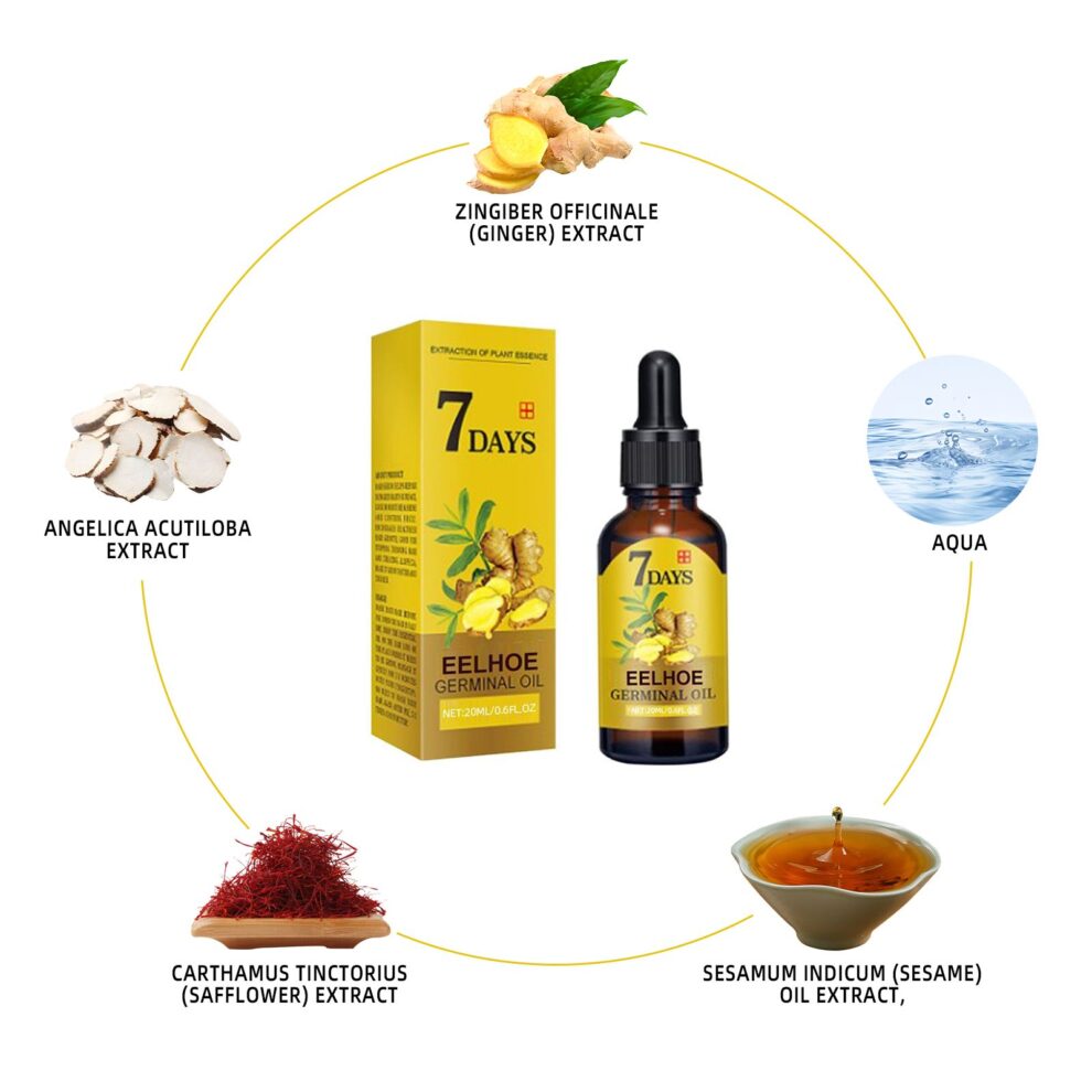 EELHOE Ginger Hair Essence: Gentle Daily Care for Soft, Fluffy Hair (40ml) - Image 6