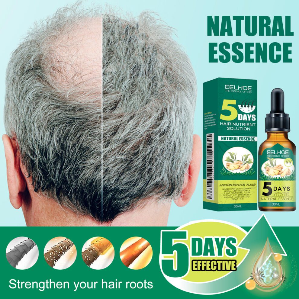 EELHOE Ginger Hair Oil - Daily Care for Soft, Shiny Tresses - Image 3