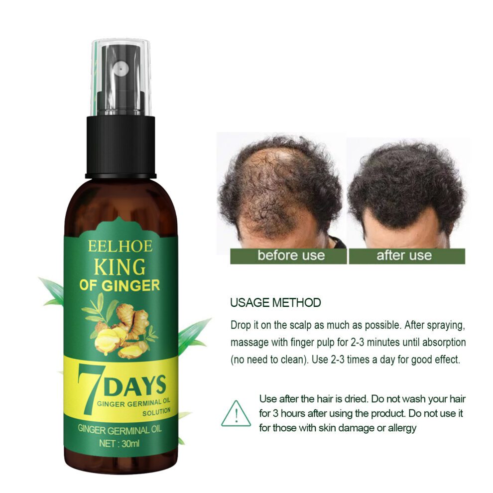 EELHOE Ginger Hair Spray (30 Boxes) Daily Care for Shiny Hair - Image 4
