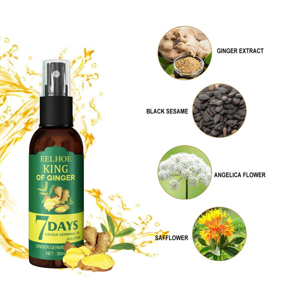 EELHOE Ginger Hair Spray - Daily Care for Happy Hair (50ml) - Image 5