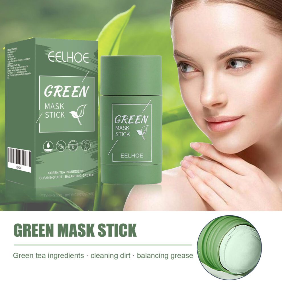 EELHOE Green Tea Solid Mask Stick - Daily Care & Smooth Skin - Image 2