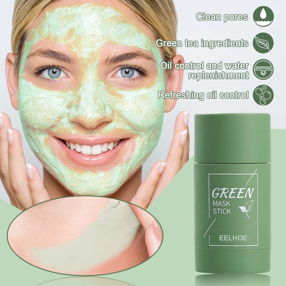 EELHOE Green Tea Solid Mask Stick - Daily Care & Smooth Skin - Image 3