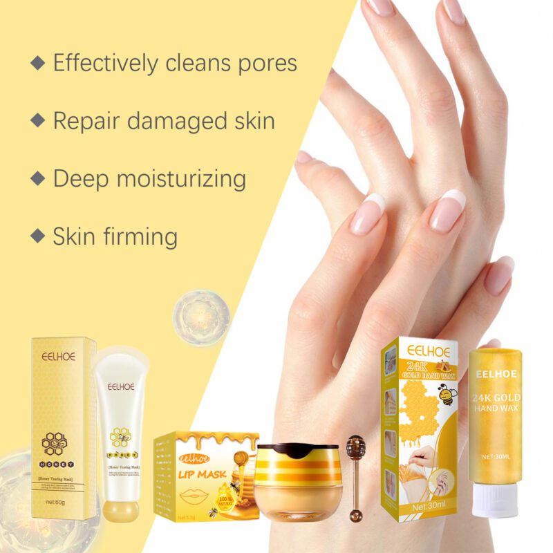 EELHOE Honey Daily Care Set - Gentle Exfoliate & Nourish Skin - Image 3