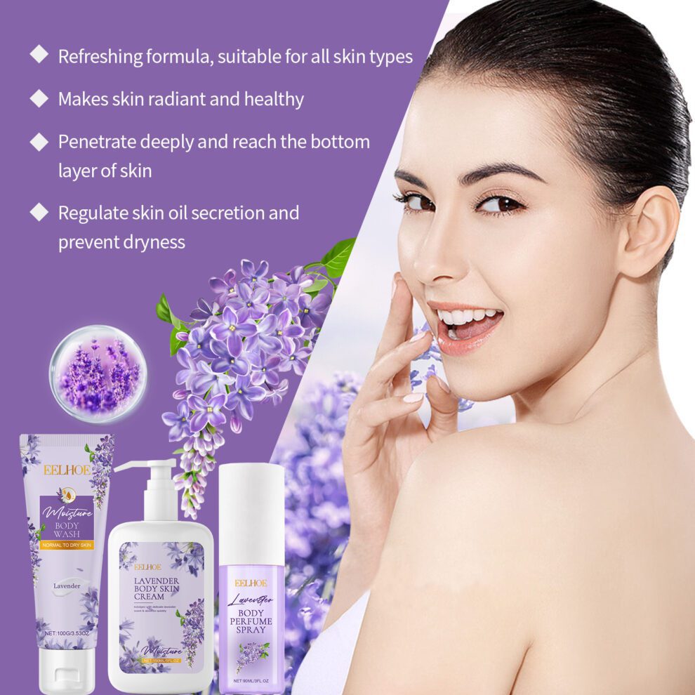 EELHOE Lavender Calm Care Set: Hydrating Daily Essentials - Image 3