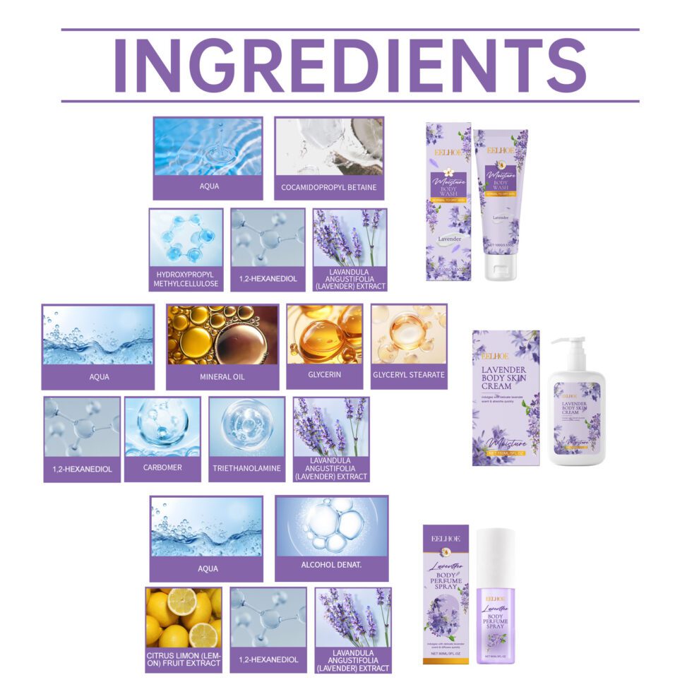 EELHOE Lavender Calm Care Set: Hydrating Daily Essentials - Image 5