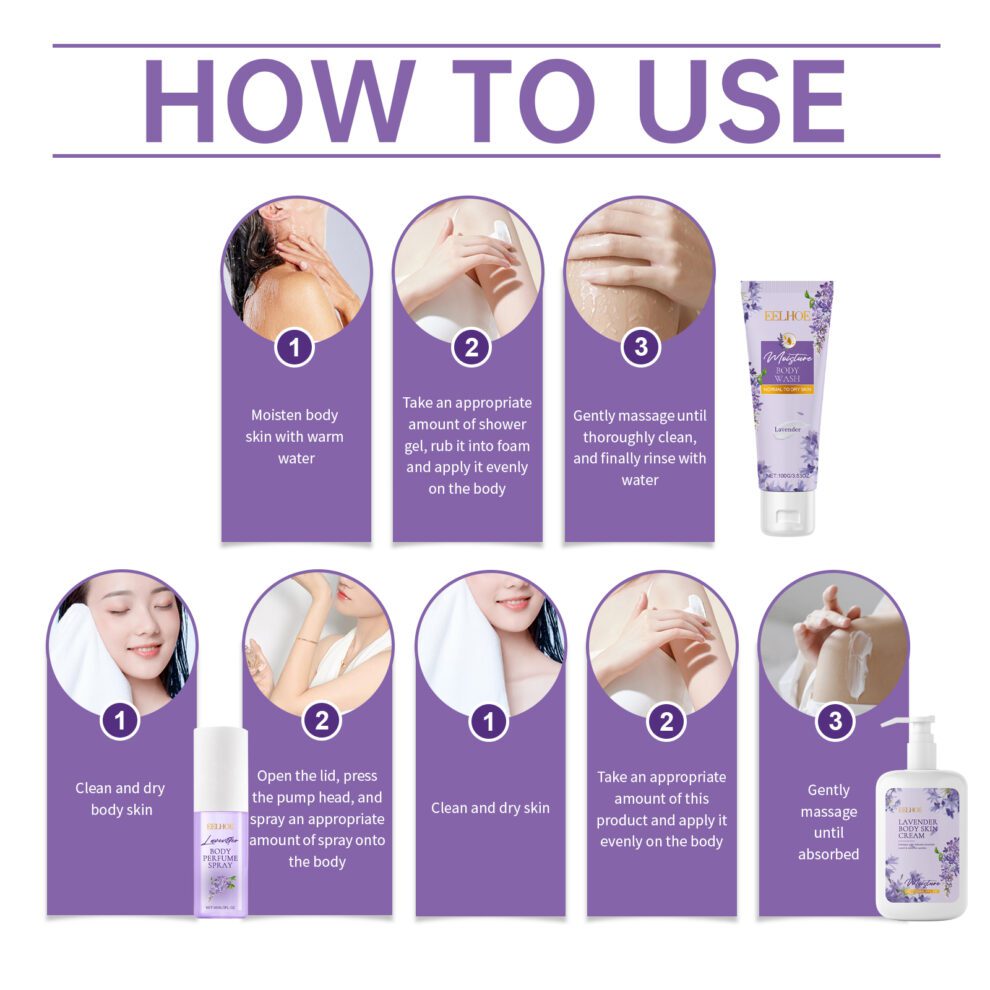 EELHOE Lavender Calm Care Set: Hydrating Daily Essentials - Image 6