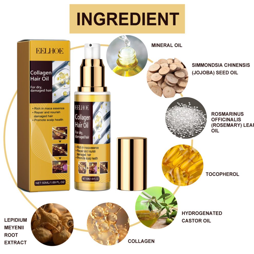 EELHOE Maca Jojoba Hair Essence - Daily Care for Silky Soft Shine - Image 5