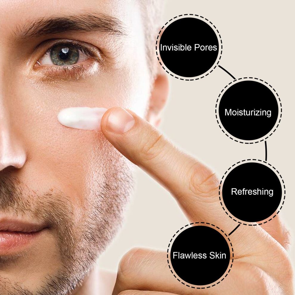 EELHOE Men's Daily Light Cream with Natural Extracts - Fresh Youthful Glow - Image 3