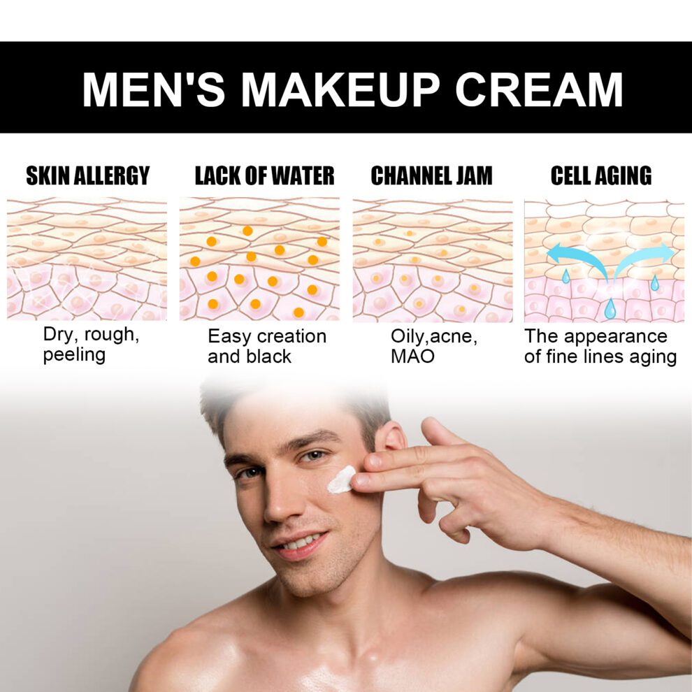 EELHOE Men's Daily Light Cream with Natural Extracts - Fresh Youthful Glow - Image 4