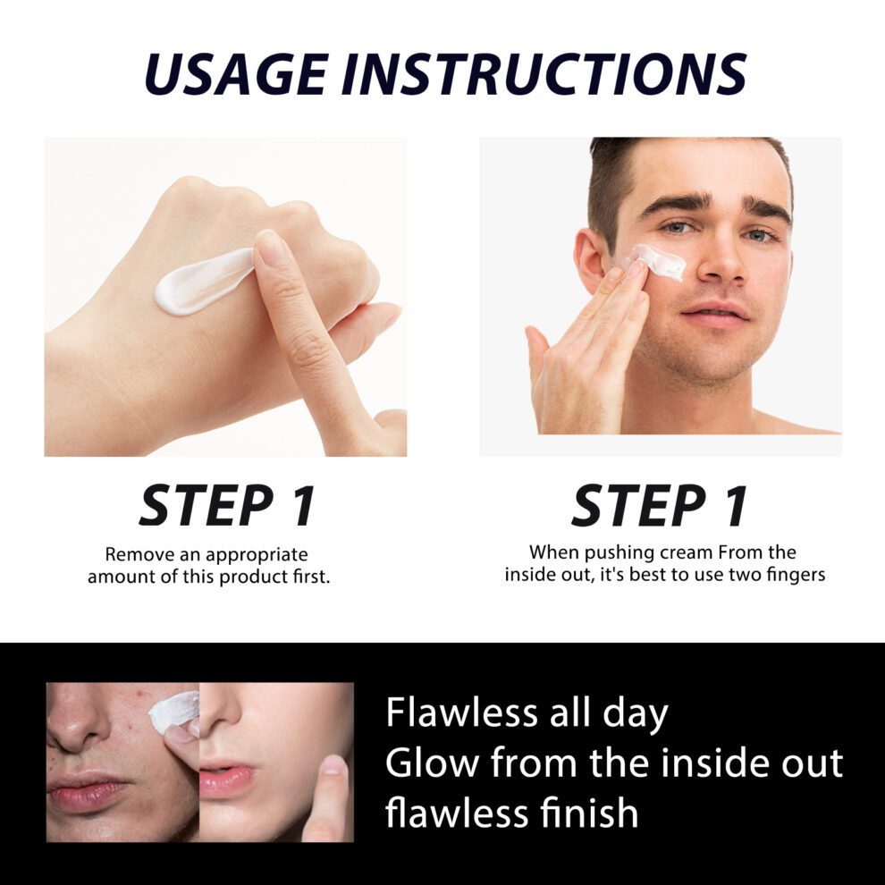 EELHOE Men's Daily Light Cream with Natural Extracts - Fresh Youthful Glow - Image 6