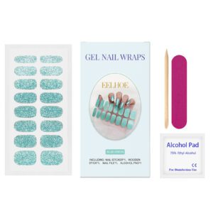 EELHOE Mini Shimmer Minimalist Nail Stickers - Daily Care Delight