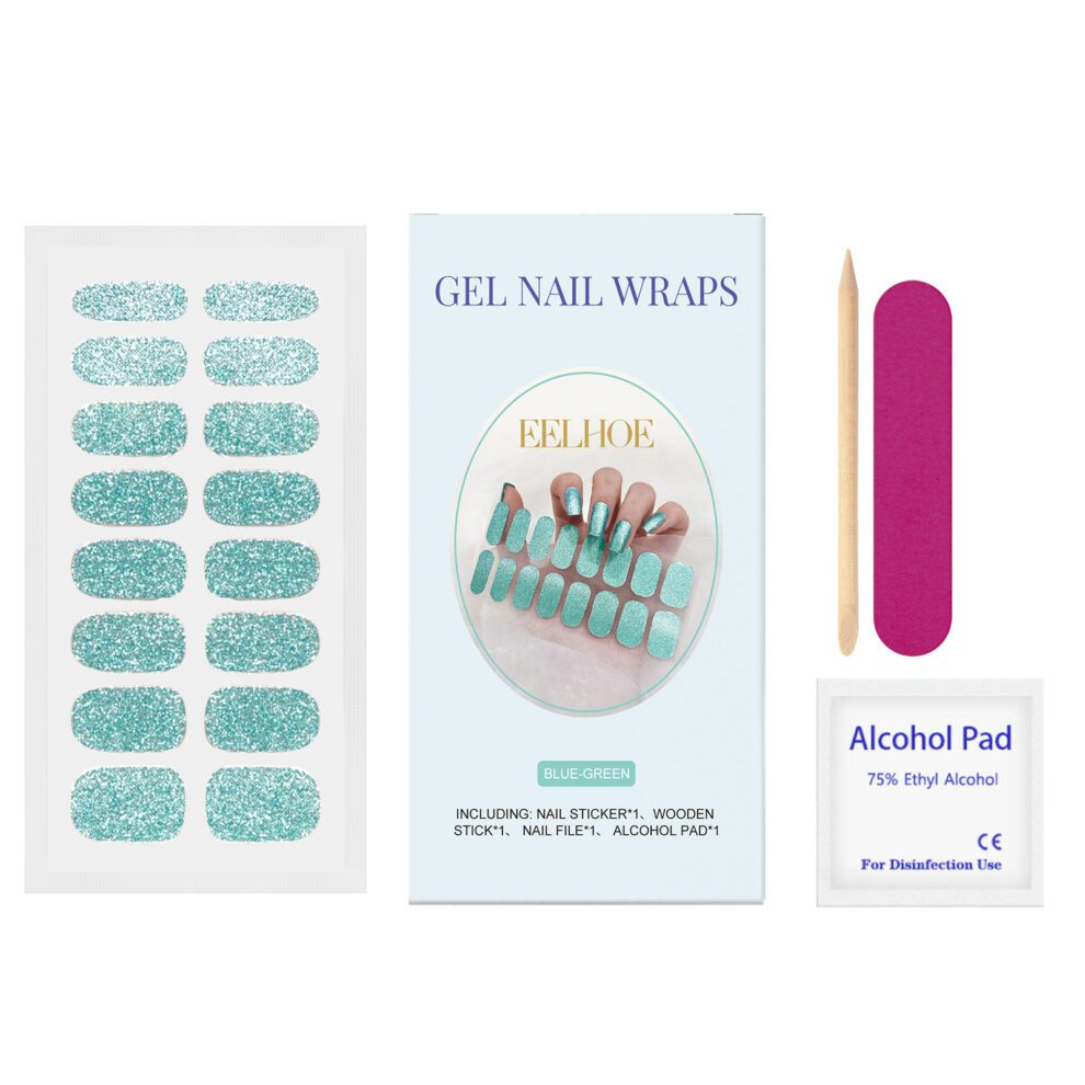 EELHOE Mini Shimmer Minimalist Nail Stickers - Daily Care Delight