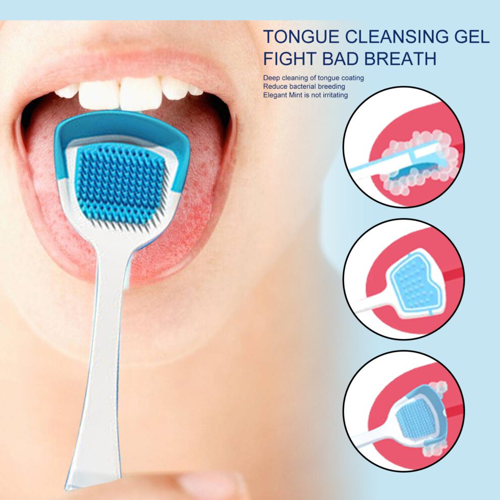 EELHOE Minty Tongue Care Gel - Daily Freshness with Brush - Image 3