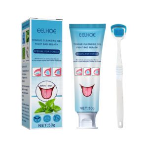 EELHOE Minty Tongue Care Gel - Daily Freshness with Brush
