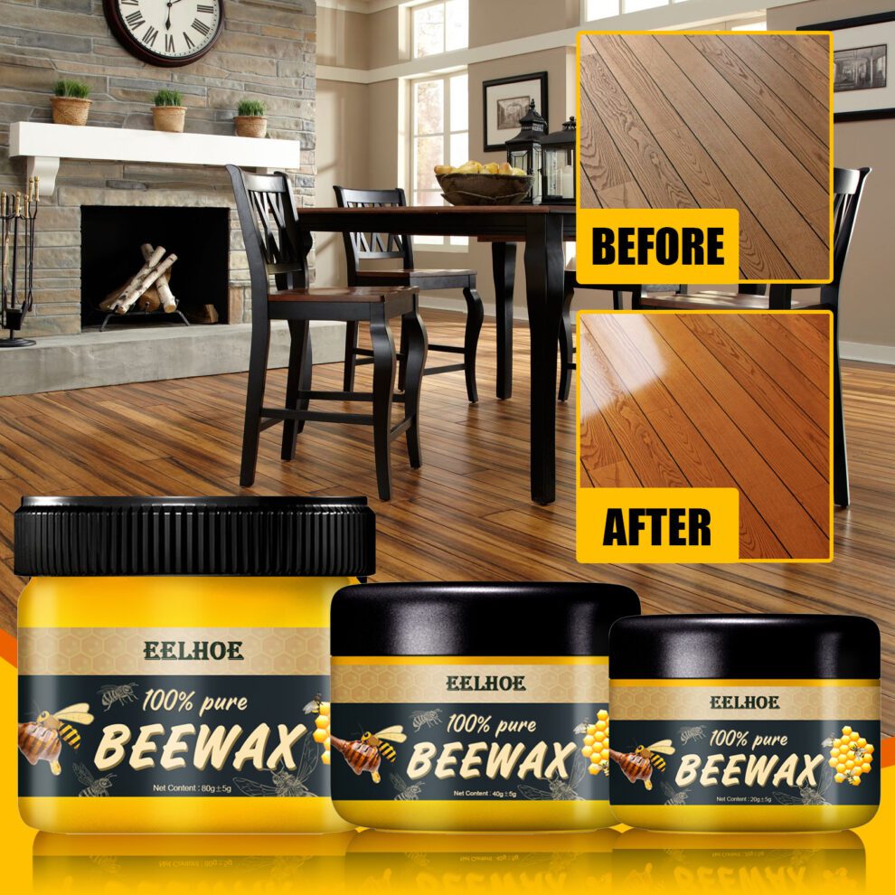 EELHOE Natural Beeswax Polish: Gentle Daily Care for Wood Furniture - Image 2