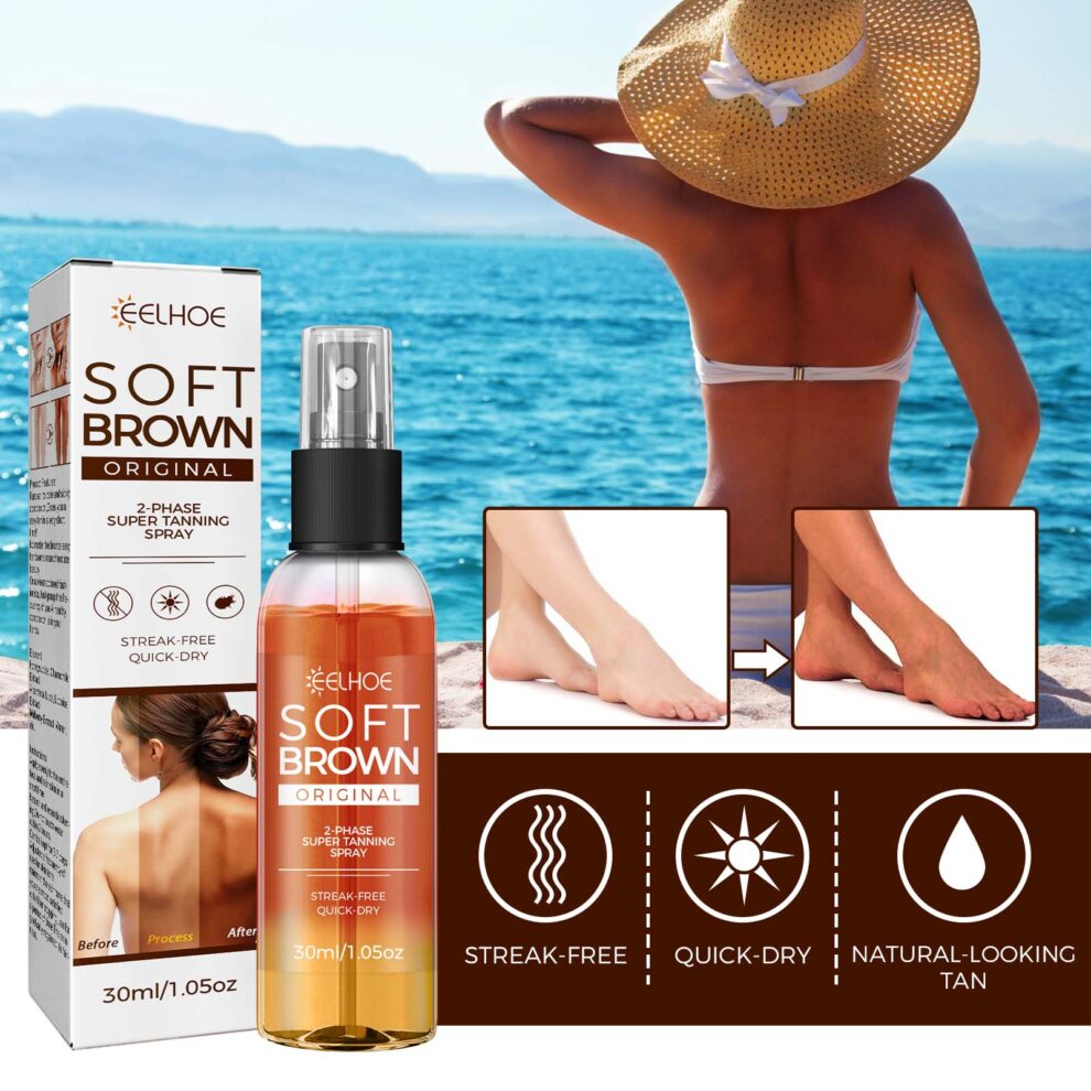 EELHOE Natural Bronzer Spray - Daily Glow with Nutrient Oils - Image 4