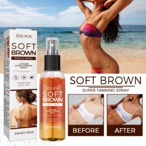 EELHOE Natural Bronzer Spray - Daily Glow with Nutrient Oils