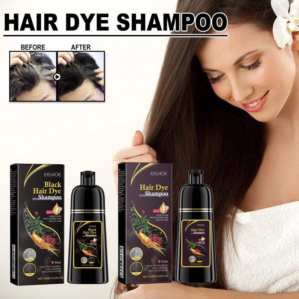 EELHOE Natural Brown Shampoo with Polygonum Essence – Gentle Daily Care - Image 2