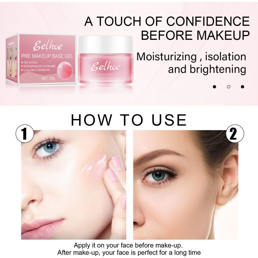 EELHOE Natural Calendula Makeup Base Gel - Daily Glow Prep - Image 6