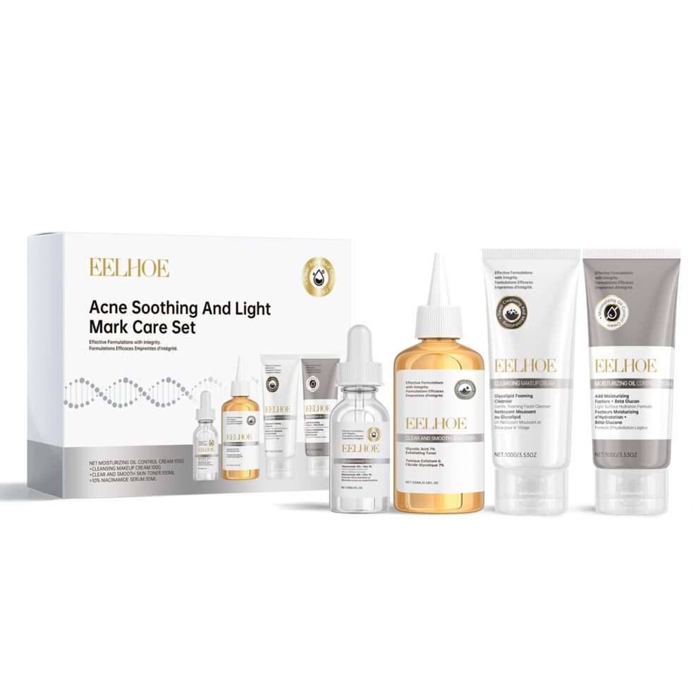 EELHOE Natural Daily Skincare Set - Gentle Moisturizing & Brightening