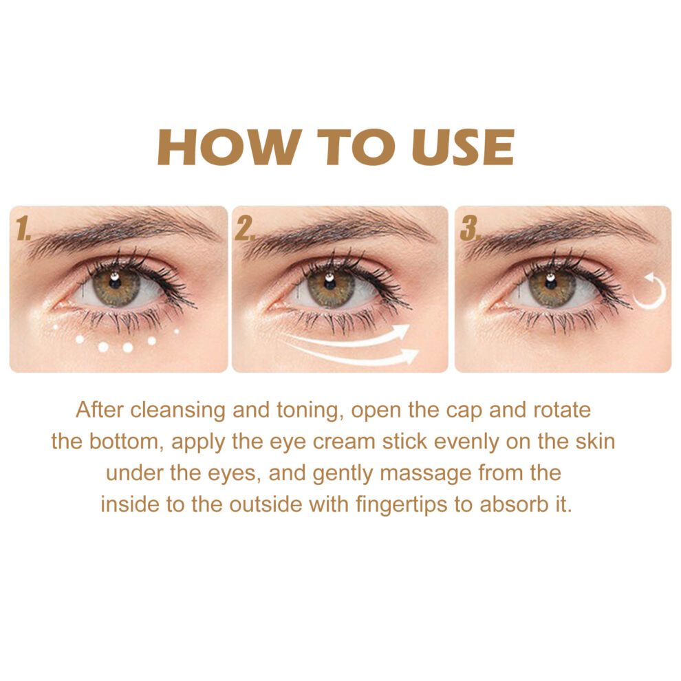 EELHOE Natural Eye Cream Stick - Daily Care for Brighter, Softer Eyes - Image 6