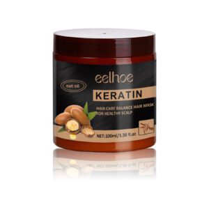 EELHOE Natural Keratin Hair Mask - Tame Frizz, Silky Smooth Daily Care