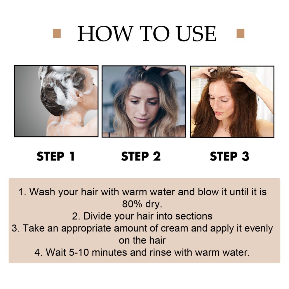 EELHOE Natural Keratin Hair Mask - Tame Frizz, Silky Smooth Daily Care - Image 6
