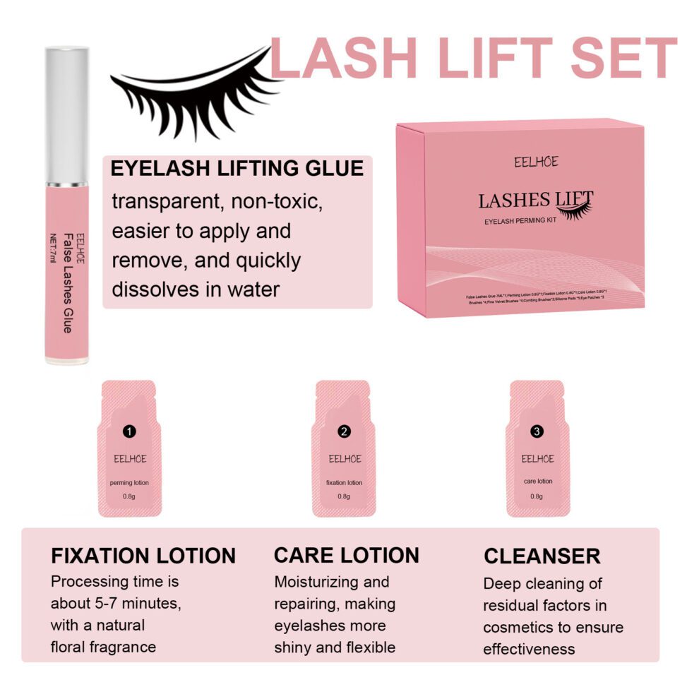 EELHOE Natural Lash Care Set: Thick Curl Daily Glow - Image 4